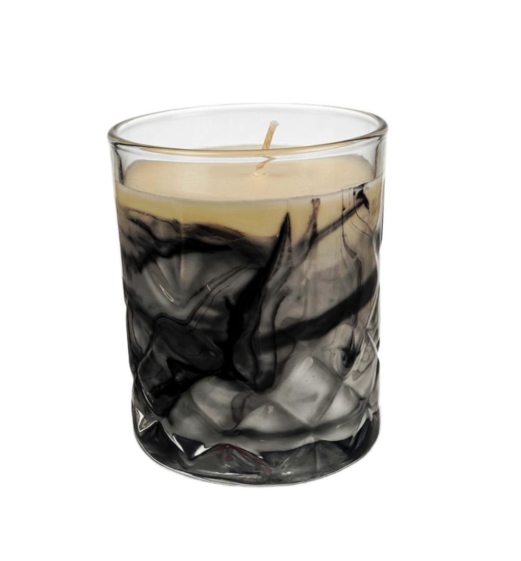 3 pack marble candle