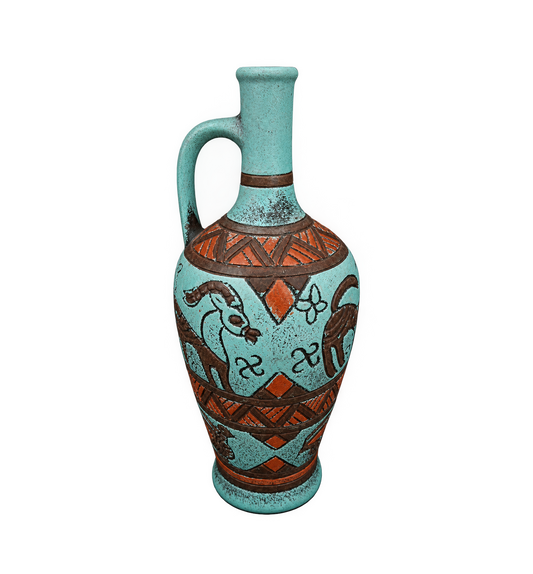 Georgian Handmade Ceramic Pitcher (Doki)