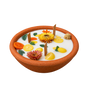 Handmade Terracotta Citrus Candle Bowl