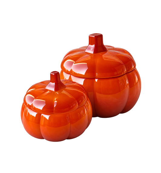 SET OF 2 || Pumpkin Soy Wax Candle Set