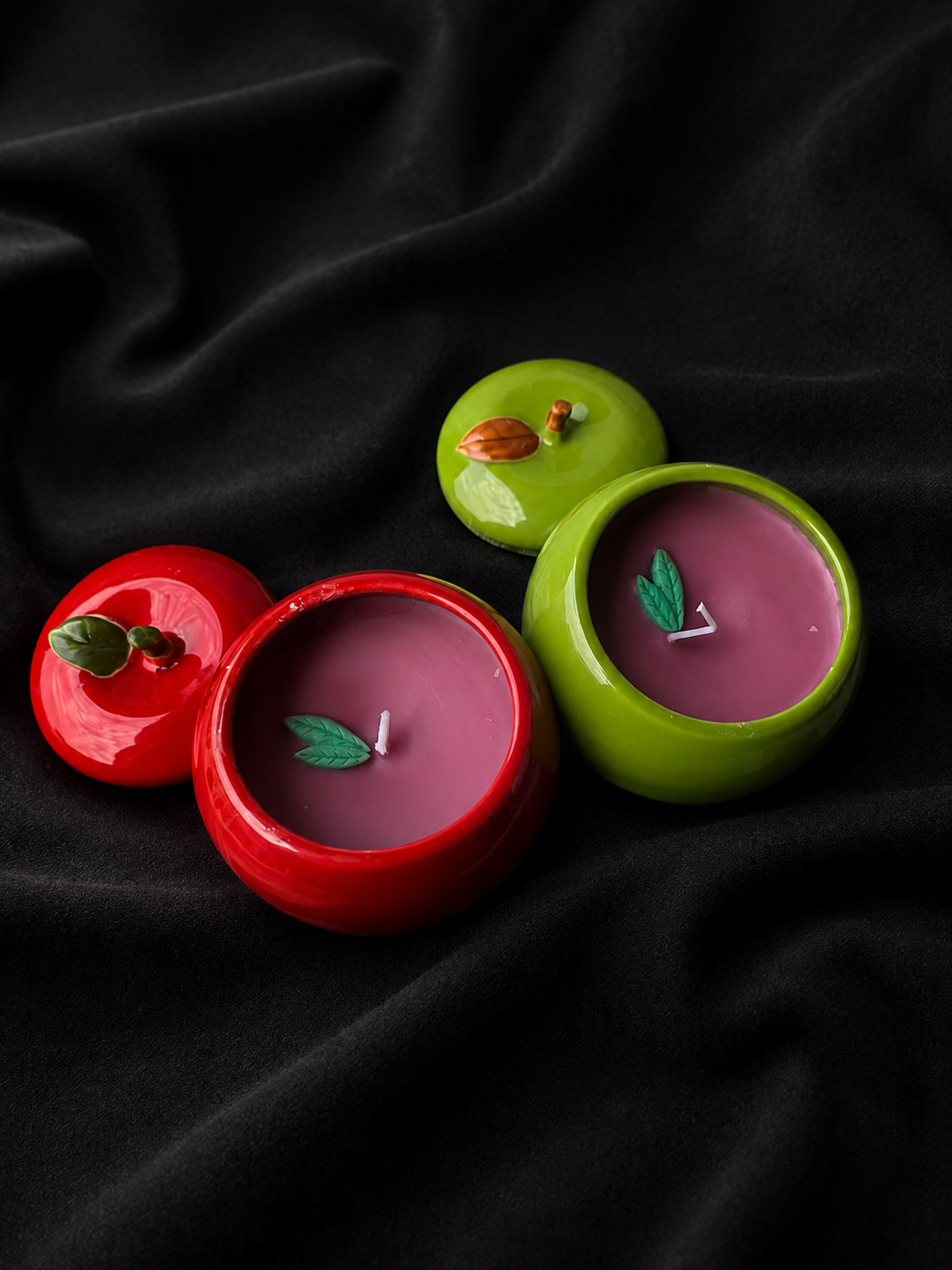 SET OF 2 || "Apple Harvest" Handcrafted Candle