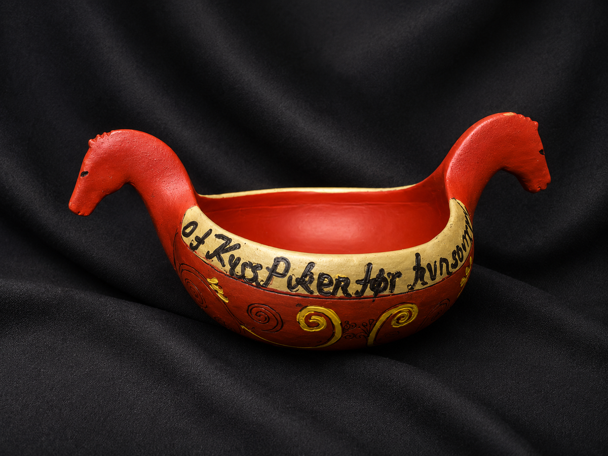 Handcrafted Viking Candle Holder