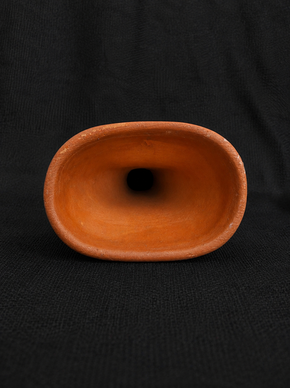 Handcrafted Georgian Clay Candleholder