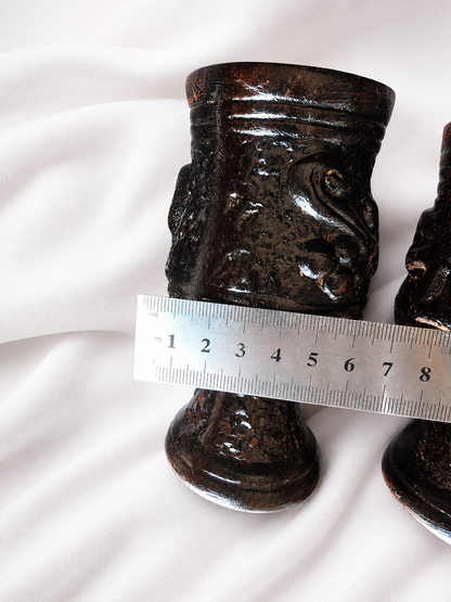 Set of 2 || Handmade Ceramic Chalice Set