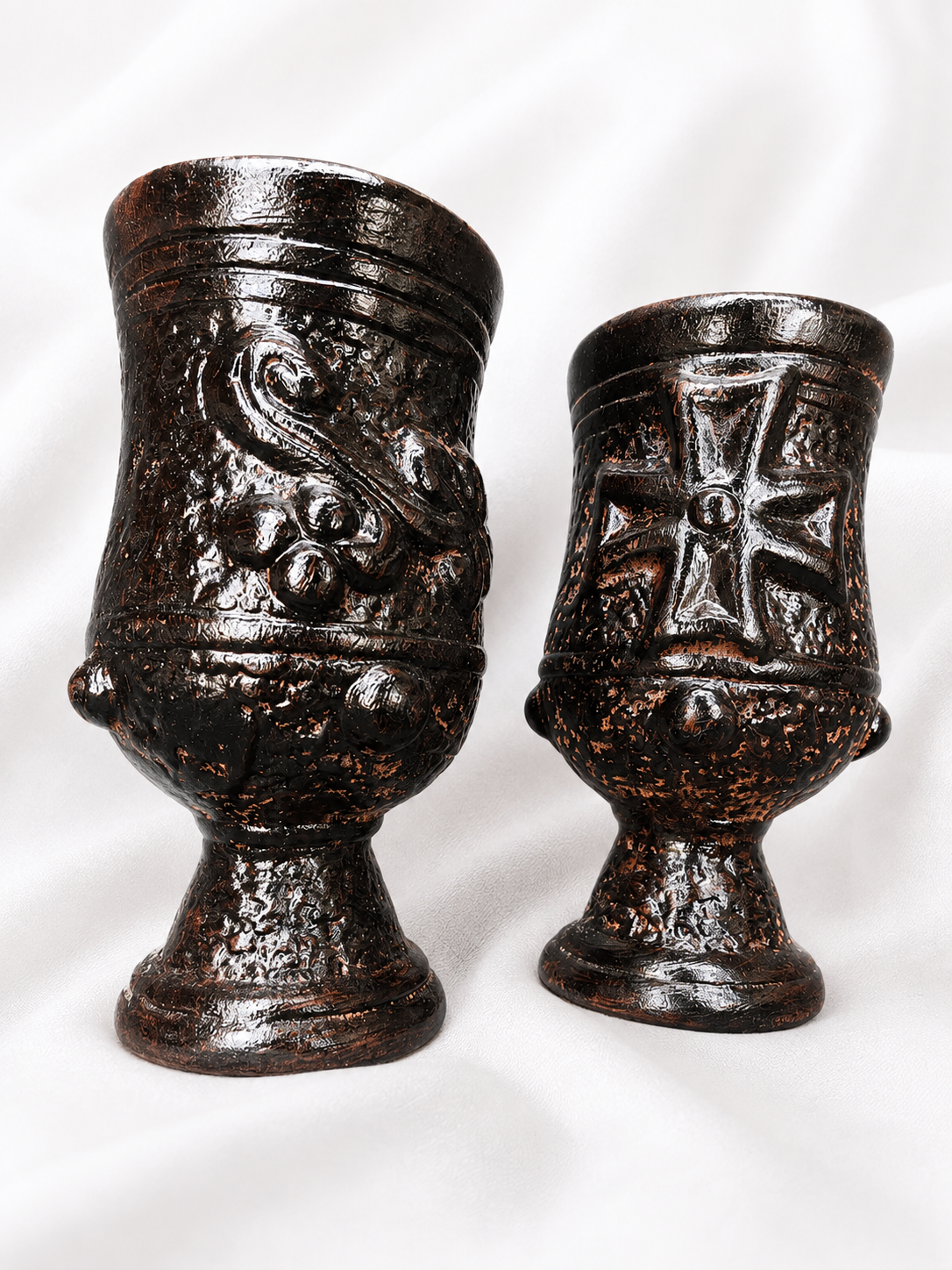 Set of 2 || Handmade Ceramic Chalice Set