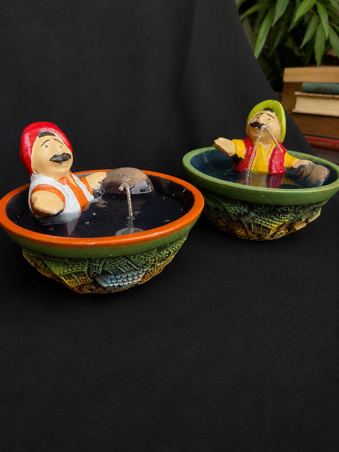 SET OF 2 || Handmade Georgian Ceramic Candle