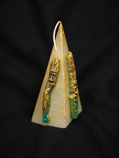 Handmade Ancient Spirit Pyramid Candle