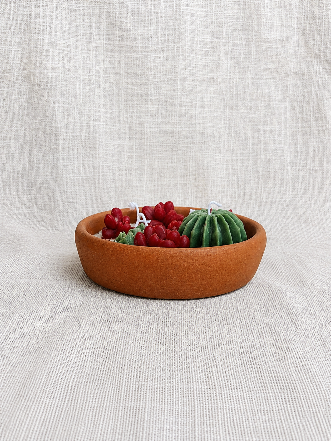 Succulent Garden Terracotta Candle