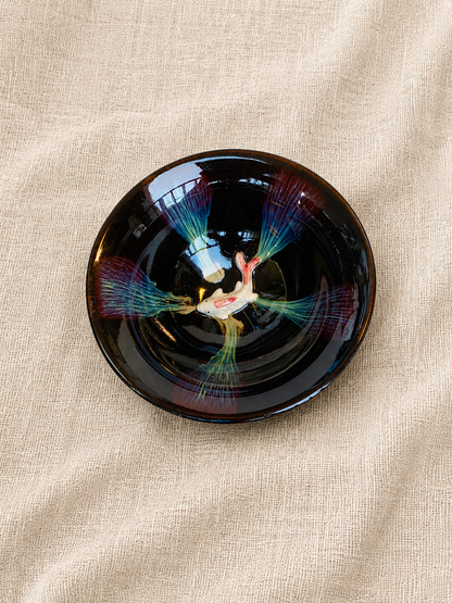 3D Swimming Koi Fish Ceramic Cup
