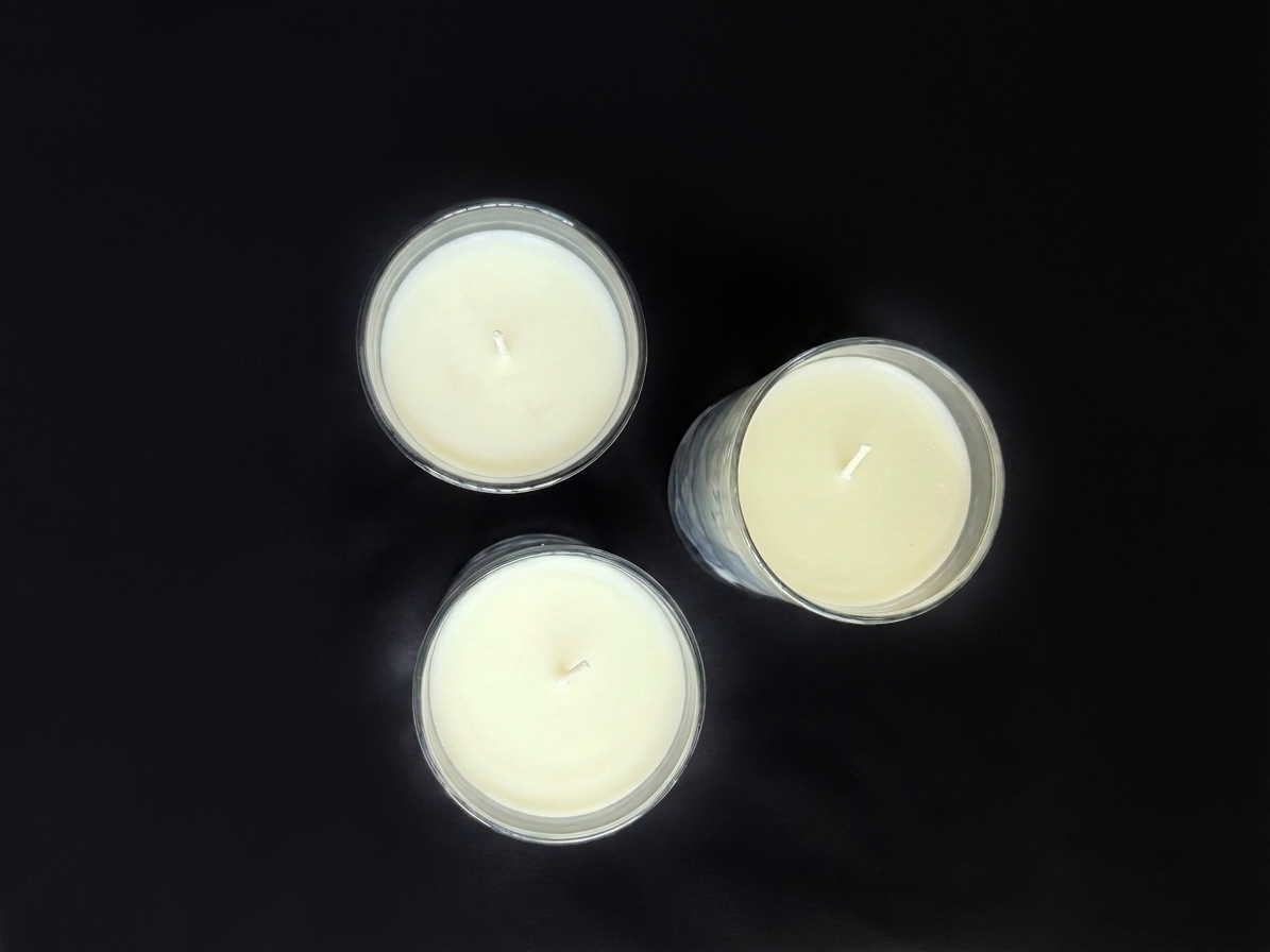 3 pack marble candle