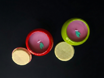 SET OF 2 || "Apple Harvest" Handcrafted Candle