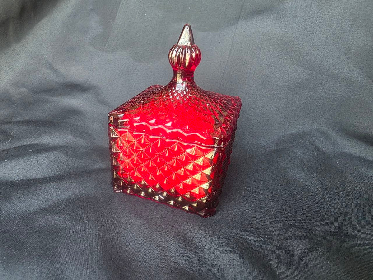 Luxury Red Diamond Glass Soy Candle