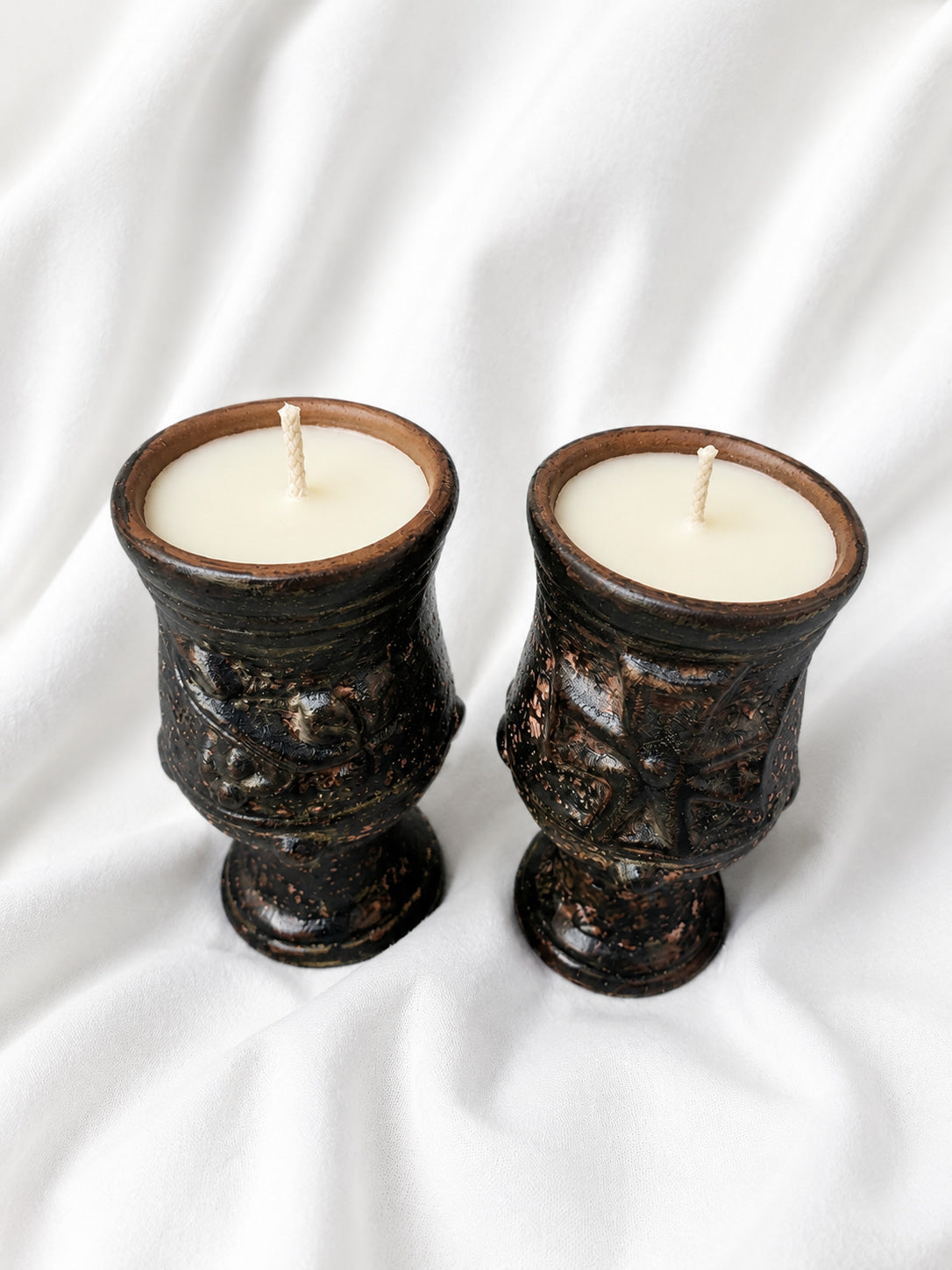 Set of 2 || Handmade Ceramic Chalice Set