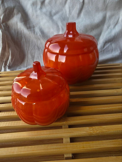 SET OF 2 || Pumpkin Soy Wax Candle Set