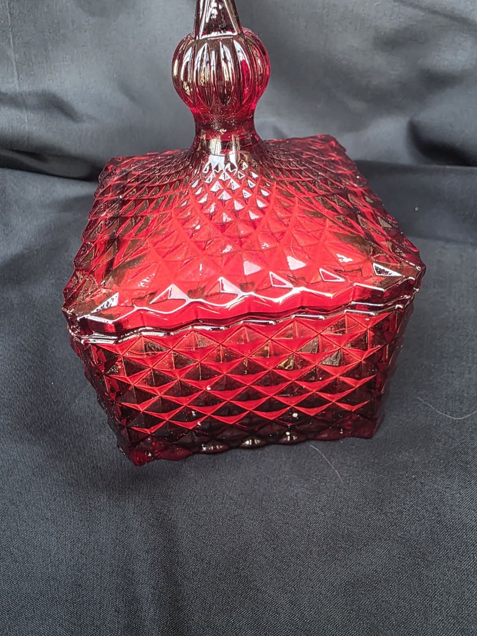 Luxury Red Diamond Glass Soy Candle
