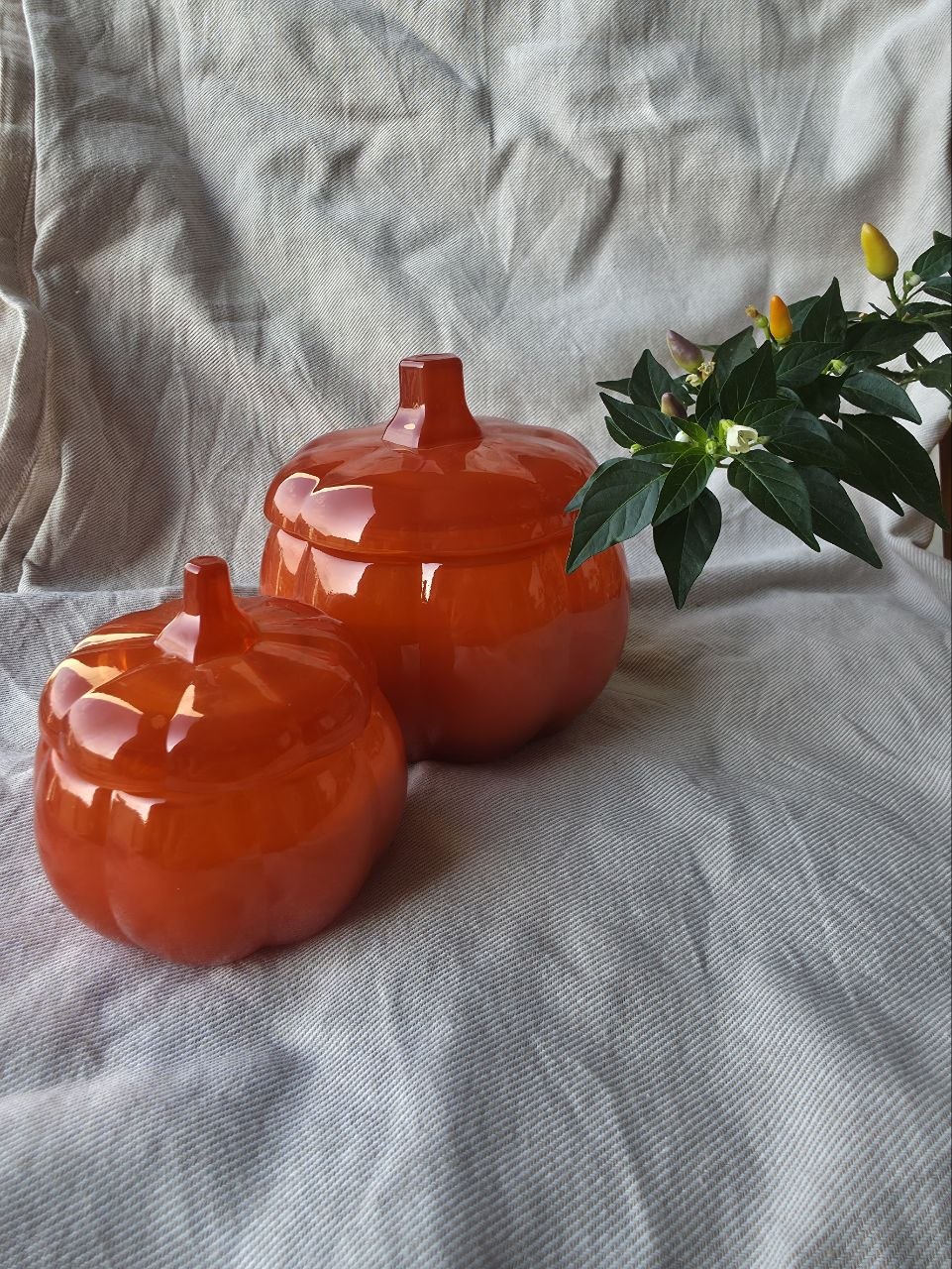 SET OF 2 || Pumpkin Soy Wax Candle Set