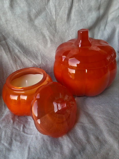 SET OF 2 || Pumpkin Soy Wax Candle Set